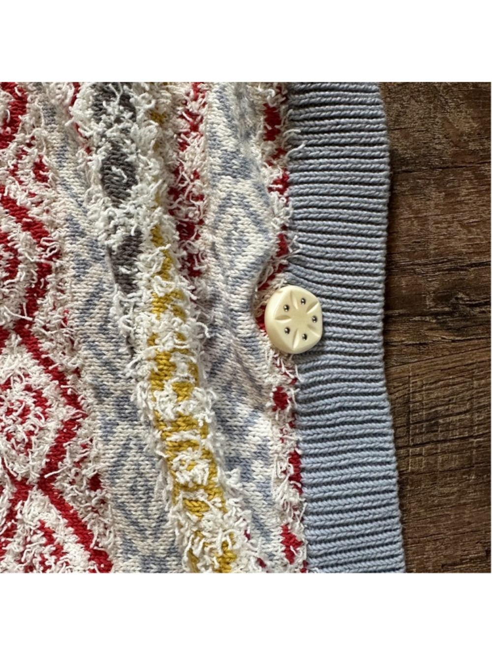 Women's Cabi Cardigan XS/S White Red Summer - Picture 5 of 6
